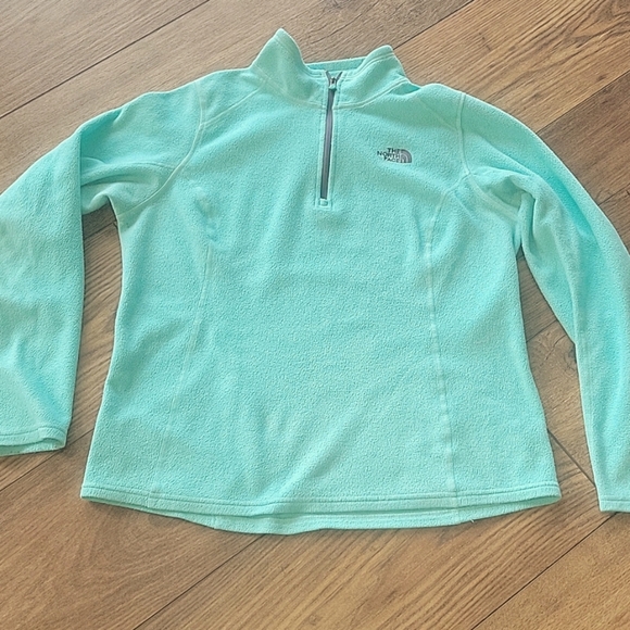 The North Face Jackets & Blazers - North Face quarter zip, Teal, Pullover Fleece Sweatshirt.Size Med